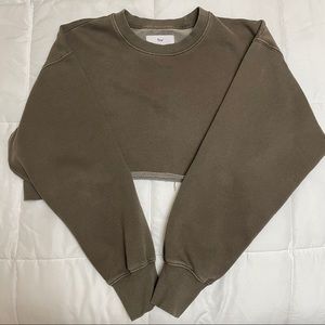 TNA cropped crewneck